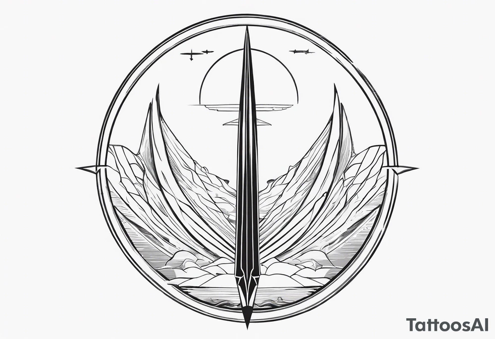 From the books dune, something representing Usul tattoo idea