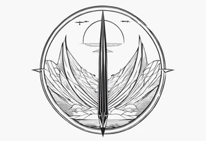 From the books dune, something representing Usul tattoo idea