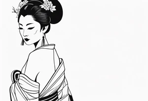 geisha tattoo idea