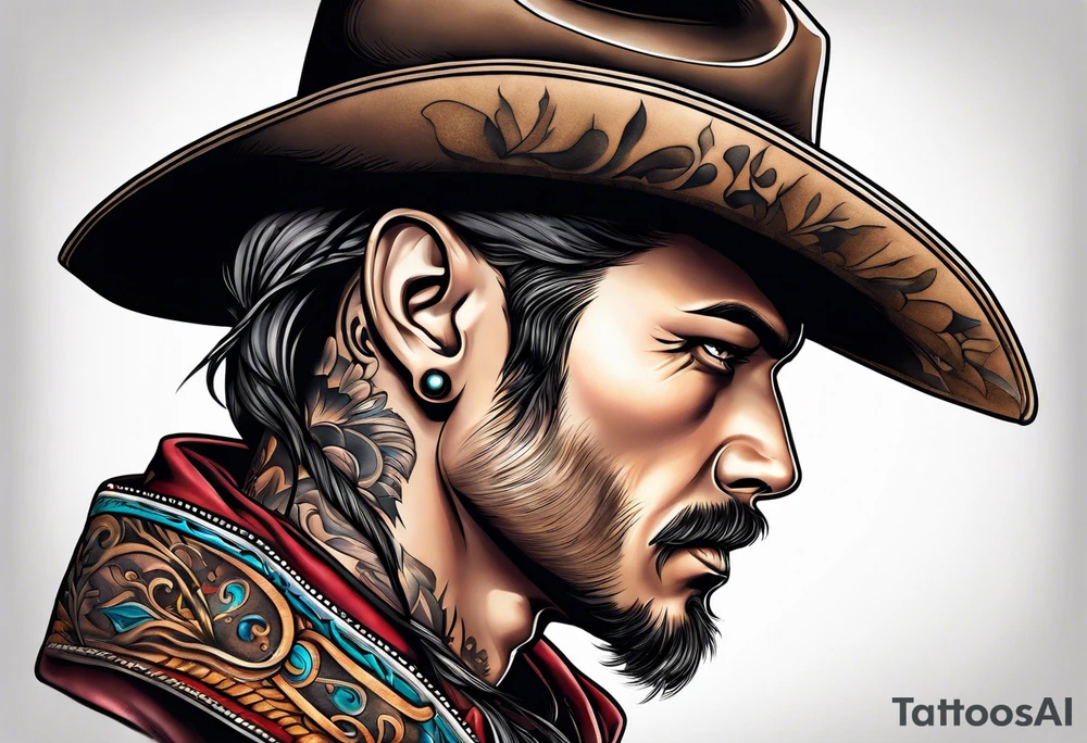 Cowboy tattoo idea