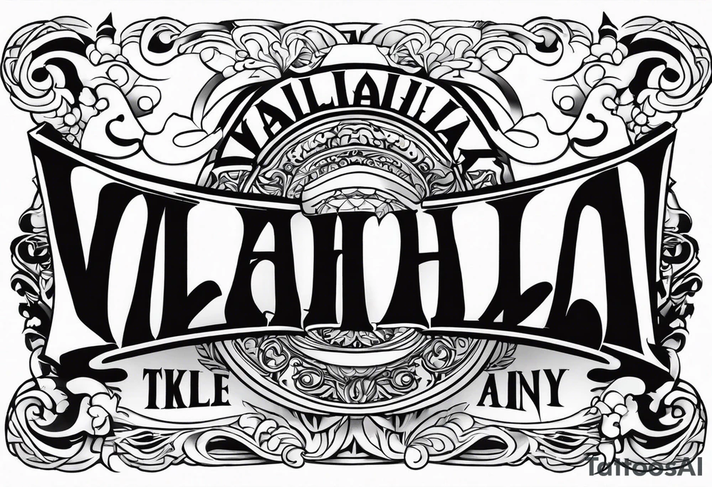 Valhalla heaven tattoo idea