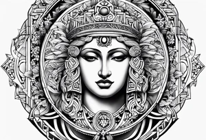 greek inspired water based tattoo tattoo idea