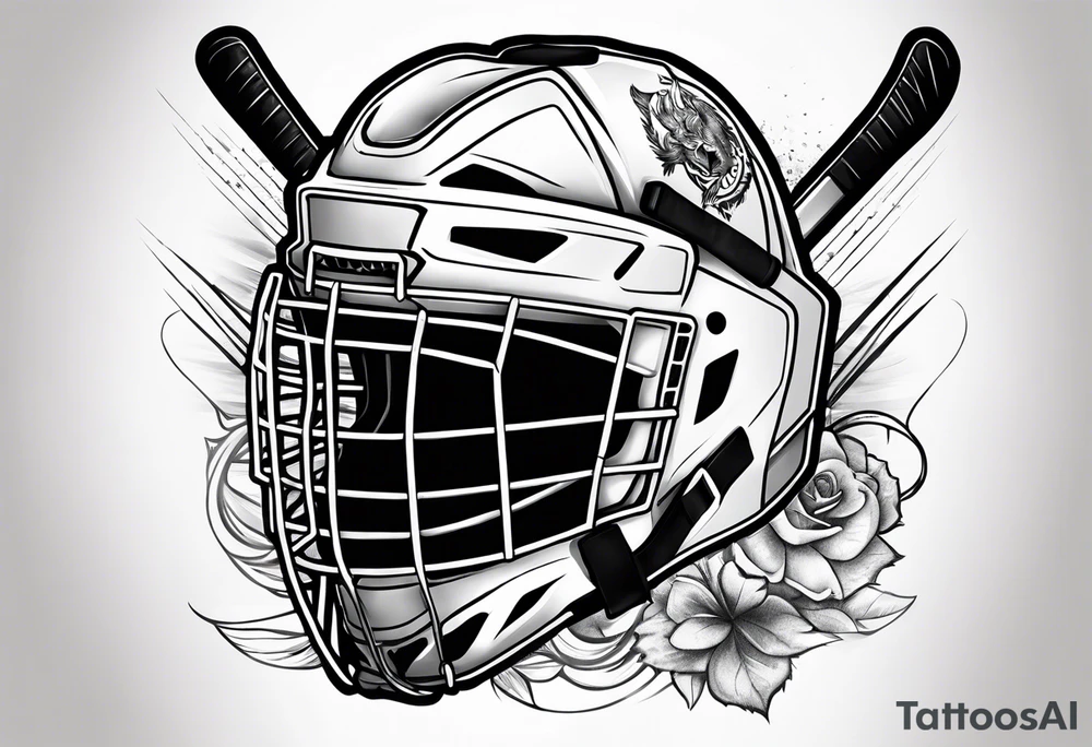 hockey tattoo tattoo idea