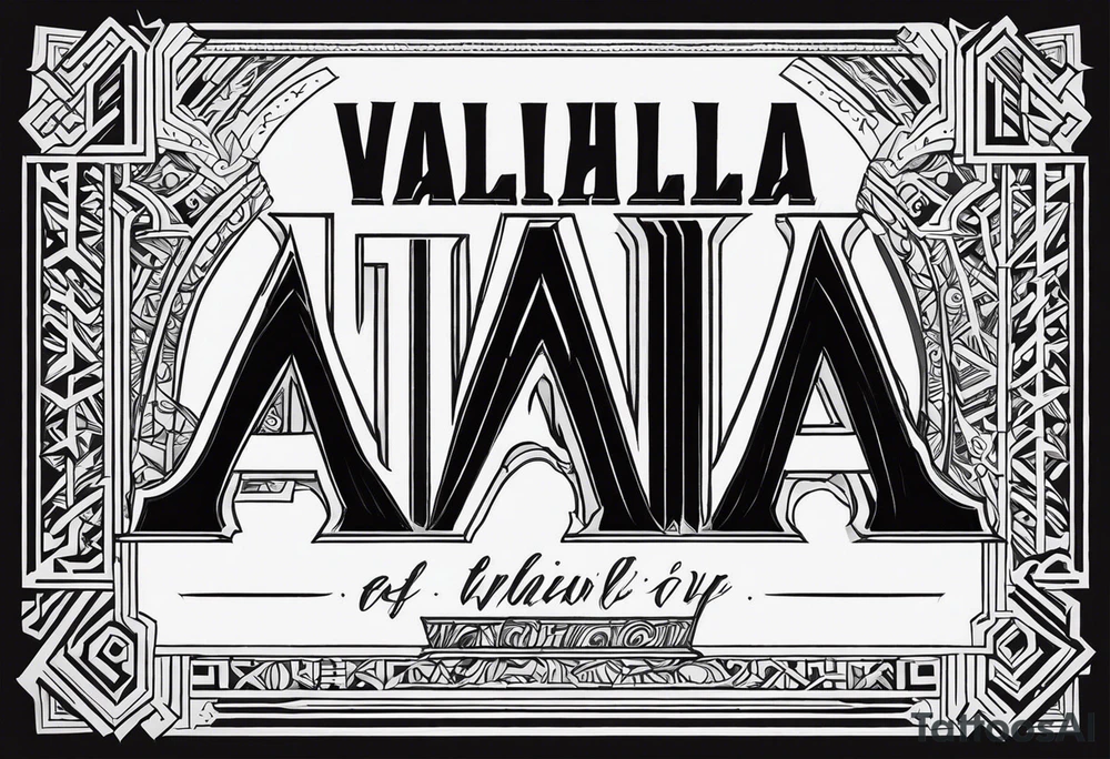 Valhalla 
 steps tattoo idea