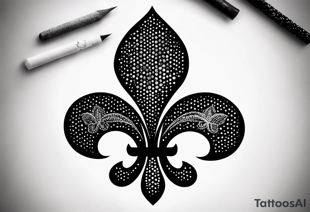 fleur de lis tattoo idea