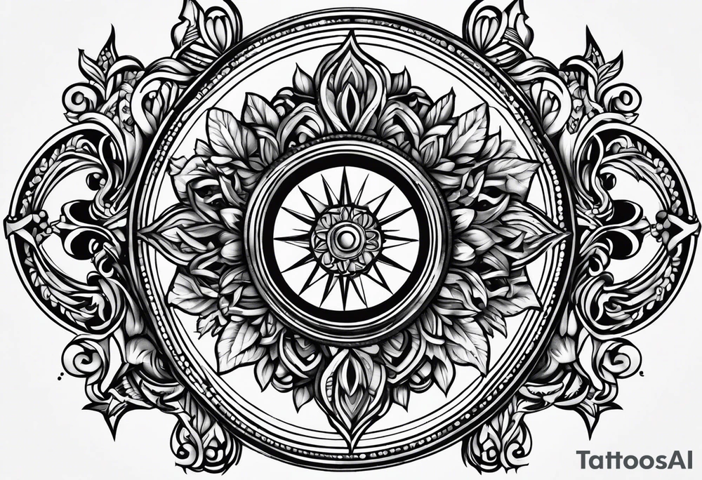 mirror tattoo idea