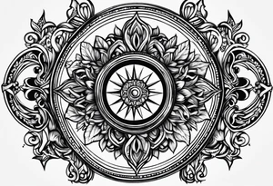 mirror tattoo idea