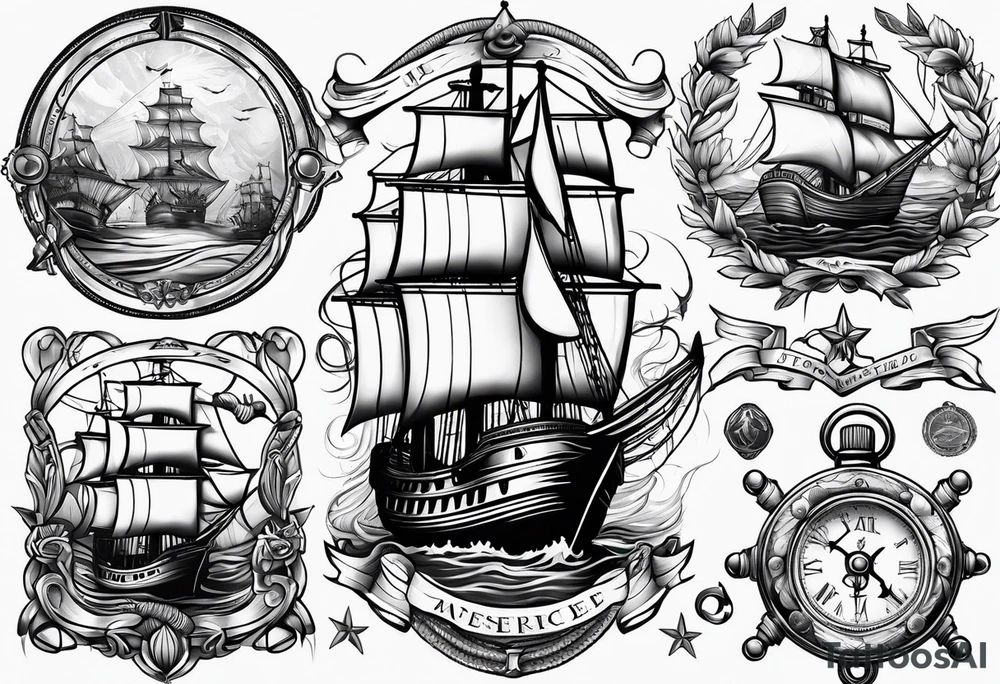 Nautical tattoo idea