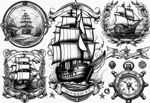 Nautical tattoo idea