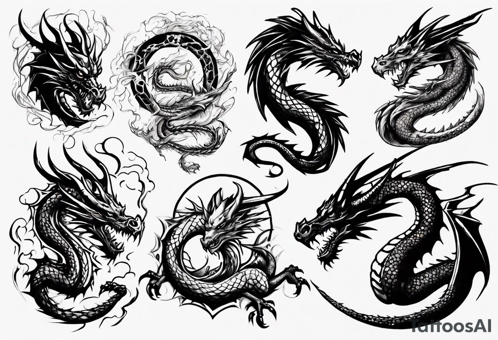 dragon tattoo idea