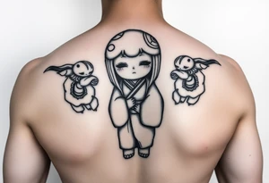 Kokeshi doll tattoo idea