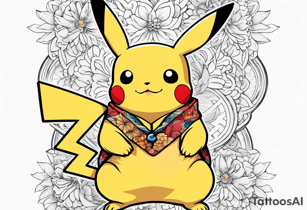 Pikachu tattoo idea