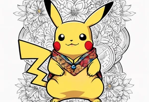 Pikachu tattoo idea