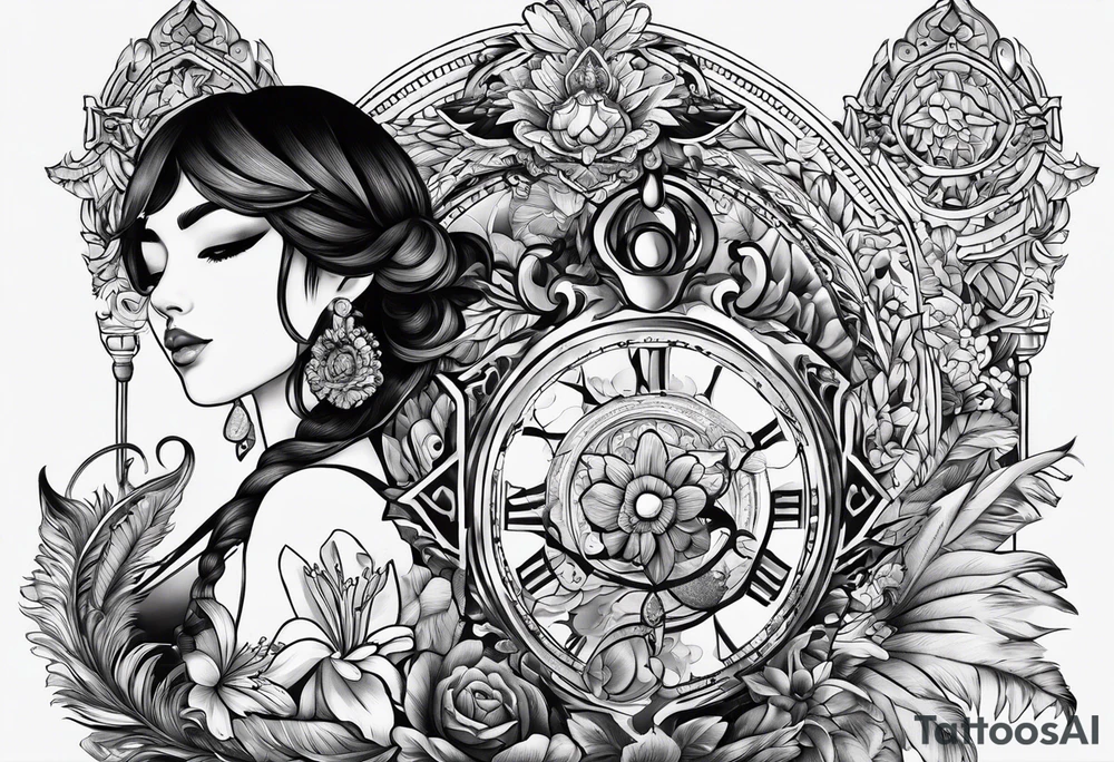 Cœur brisé tattoo idea