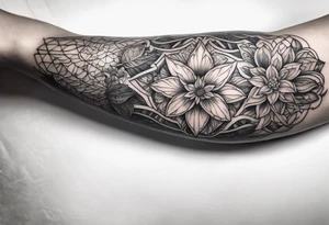 Horizontal one inch wide inner arm tattoo tattoo idea