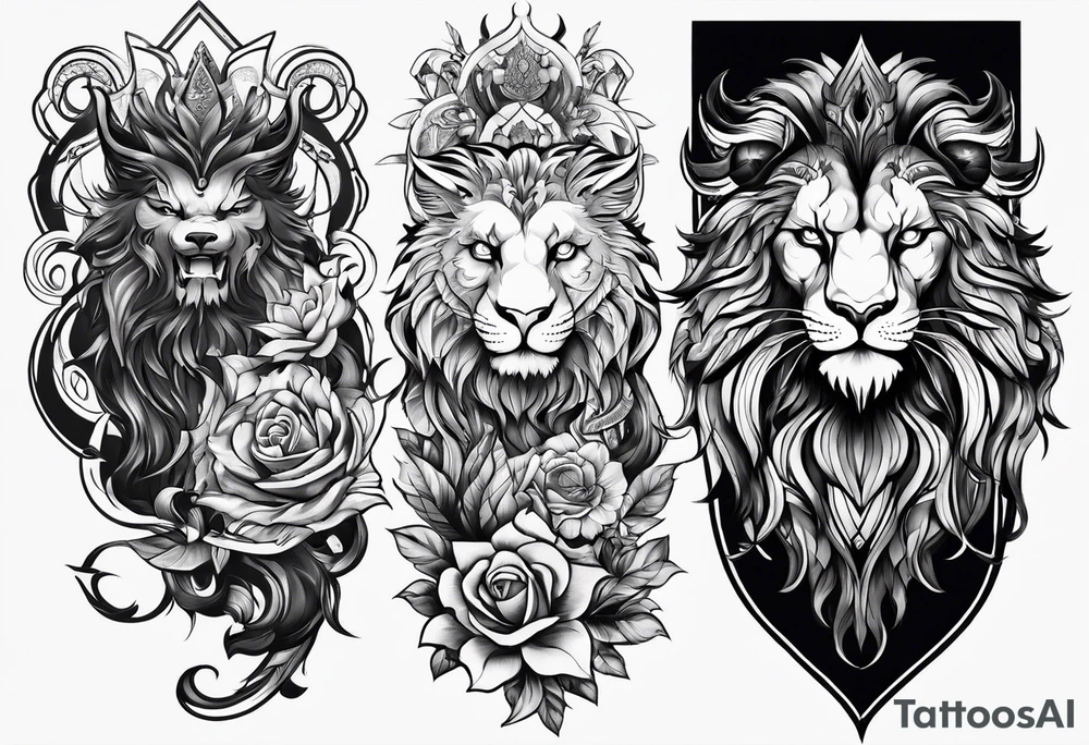 chimera tattoo idea