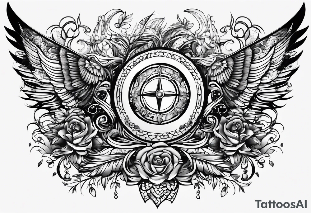 Terri and rick parents name tattoo idea