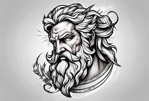 Zeus lightning tattoo idea