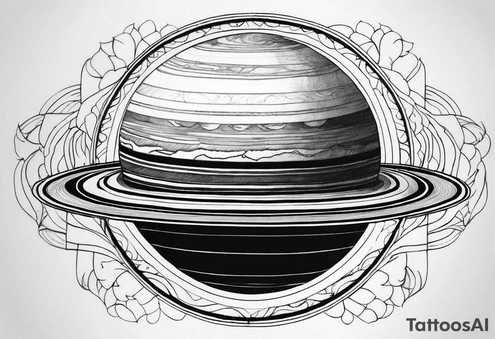 Jupiter by itself without a border tattoo idea