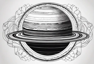 Jupiter by itself without a border tattoo idea