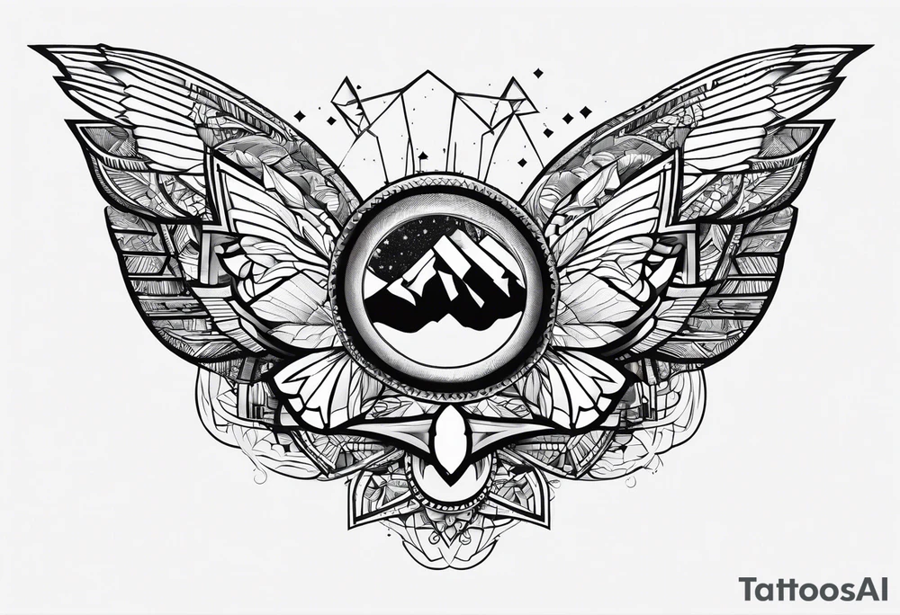 A symbol for someone who moves in stealth tattoo idea
