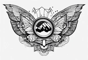 A symbol for someone who moves in stealth tattoo idea