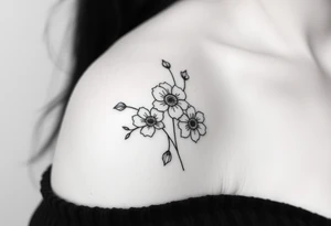 Flowers tattoo idea