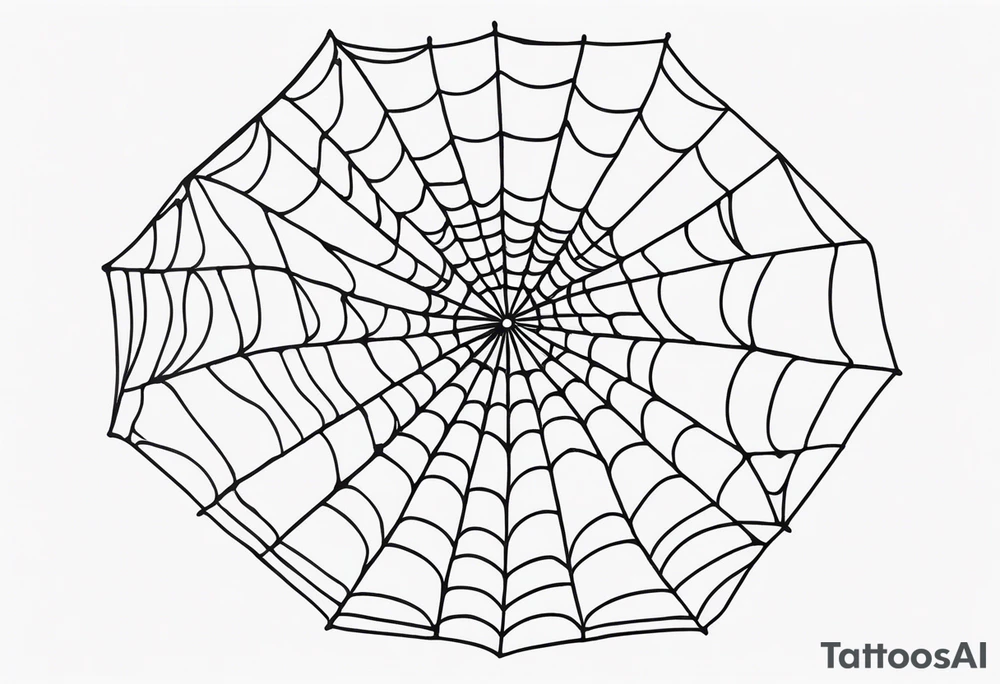 Spider Web tattoo idea