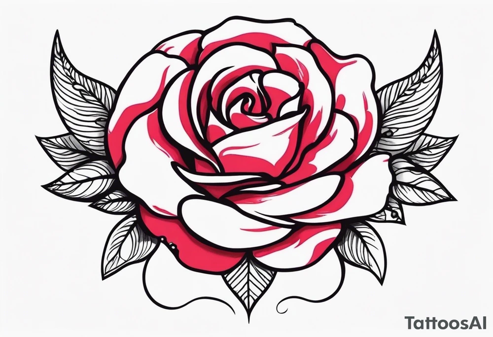 the rose queen's crown tattoo idea