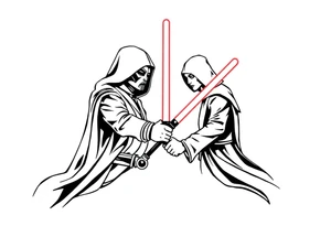 jedi vs sith tattoo idea