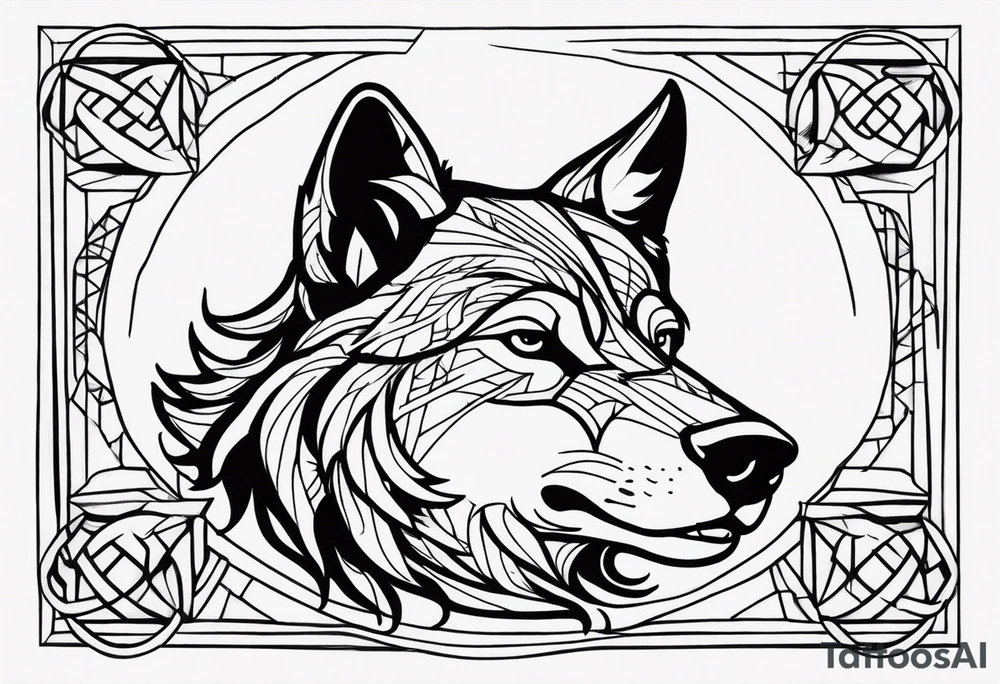 Wolf tattoo tattoo idea