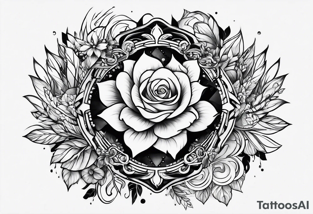 The word “healed” tattoo idea