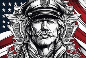 United states sailor tattoo idea