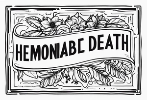 armband with these words: memorable life honorable death tattoo idea