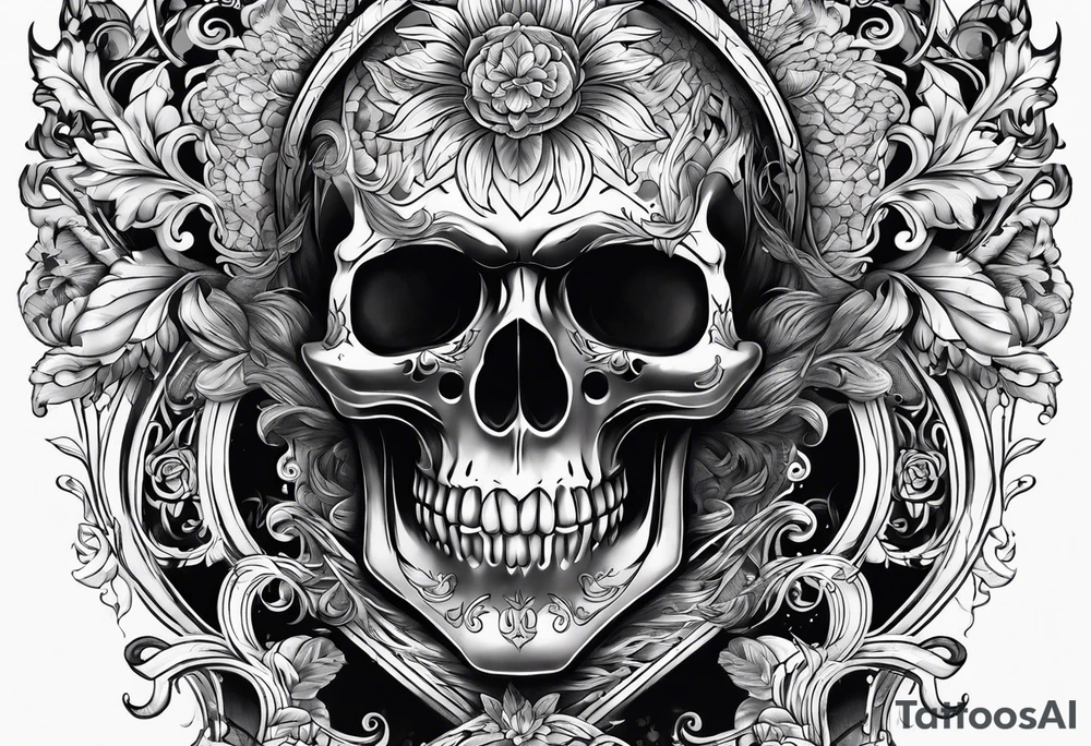 Skeleton tattoo idea