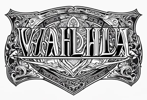 Valhalla
sword shield armour tattoo idea