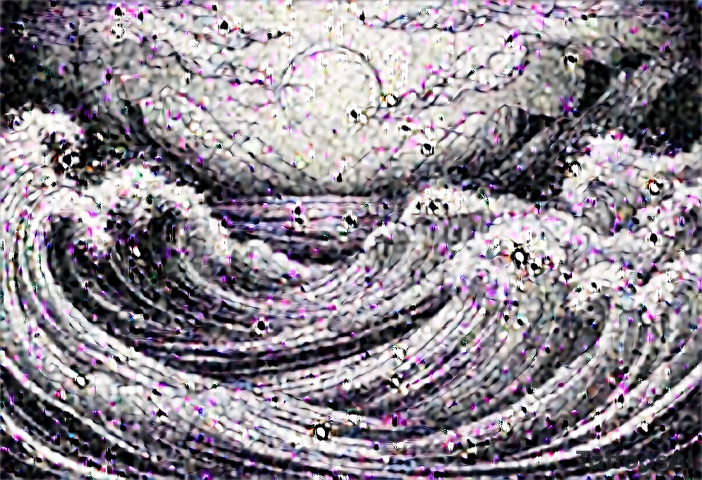 stormy sea waves tattoo idea