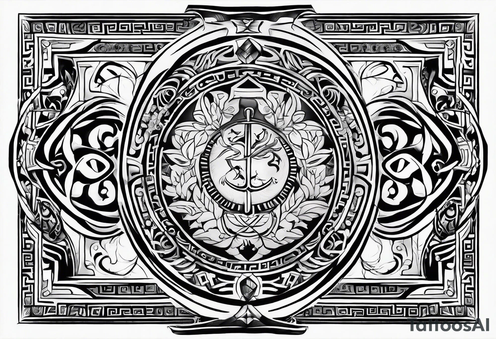 greek symbols tattoo idea