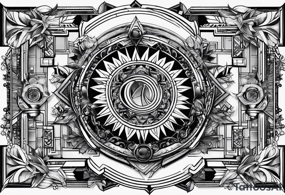 computer parts tattoo idea