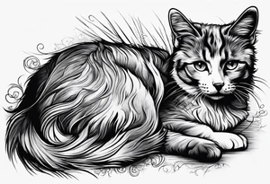 Dog fucking cat tattoo idea
