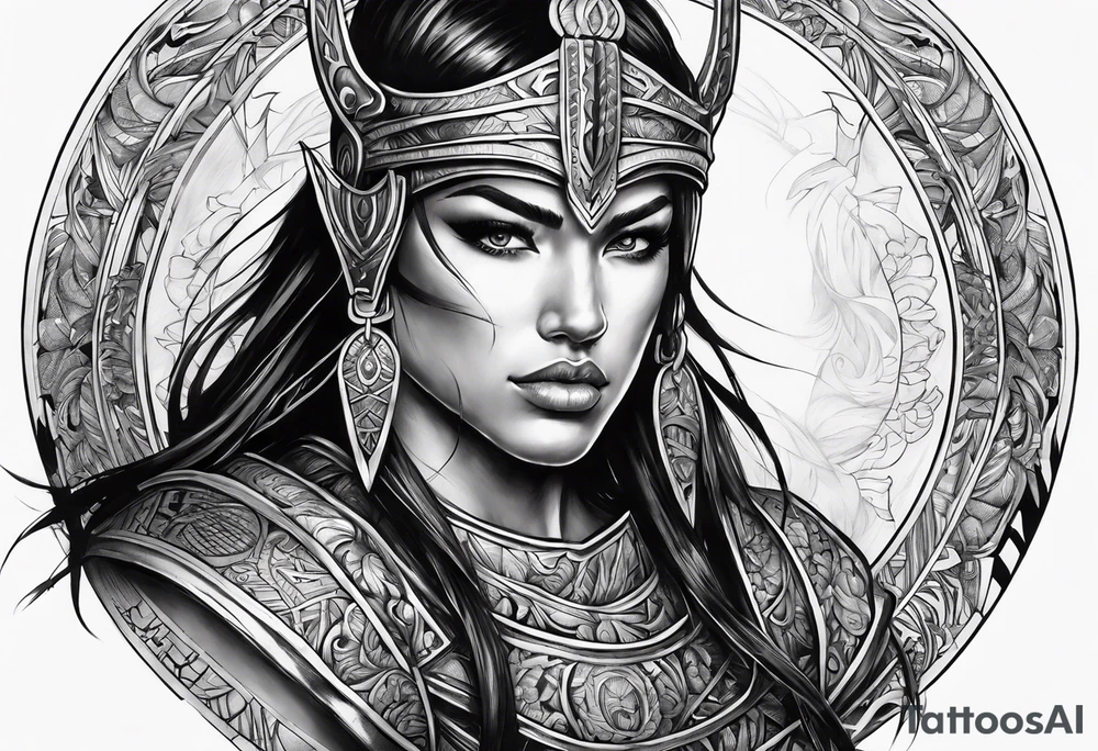 Warrior tattoo idea