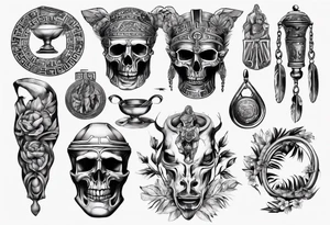 greek ancient things tattoo idea