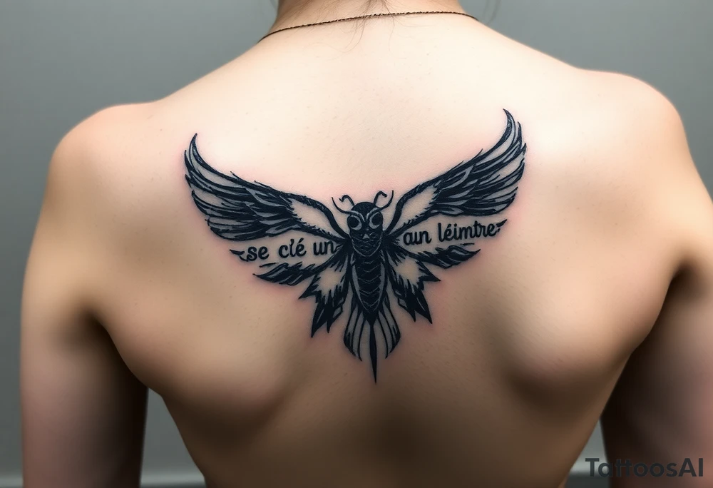 scritta sotto il pettorale “Se c’è un limite c’è un oltre” tattoo idea