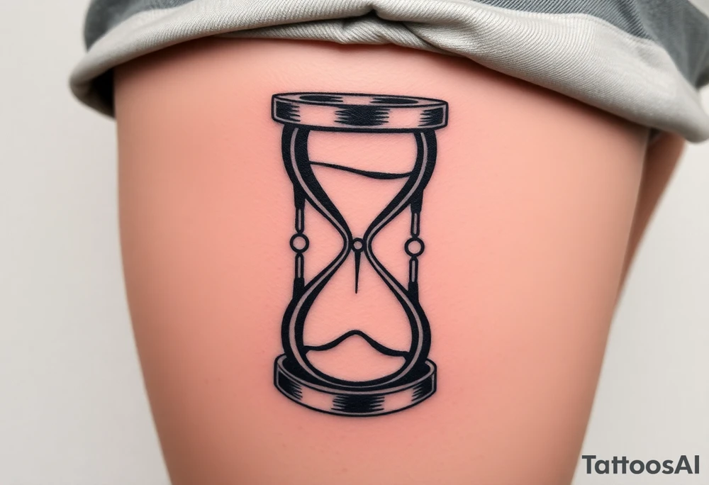 hourglass tattoo idea