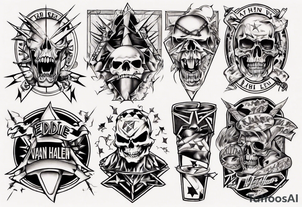 eddie van halen tattoo idea
