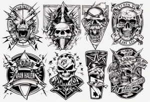 eddie van halen tattoo idea
