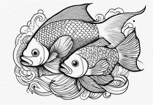 fishes irezumi tattoo idea