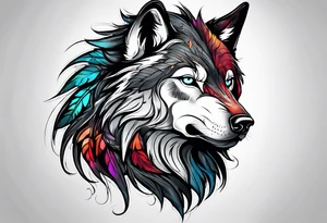 Lobo wolf for a male tattoo tattoo idea