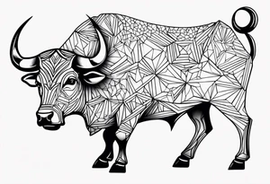 Taurus tattoo idea