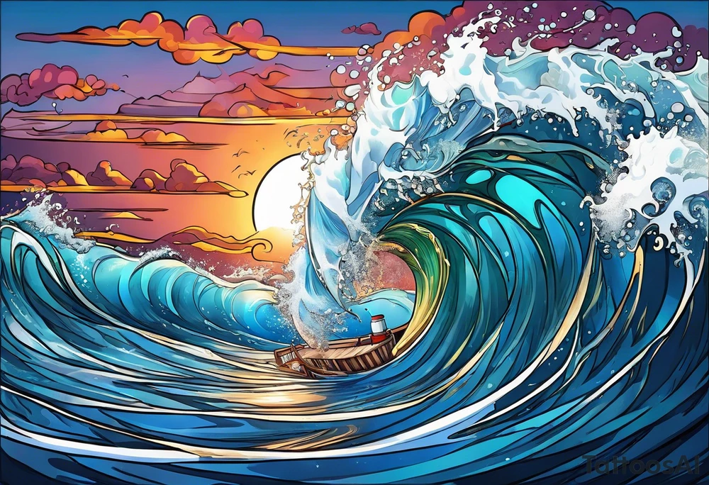 It takes an ocean not to break tattoo idea